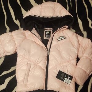 Nike Light Pink Hooded Jacket